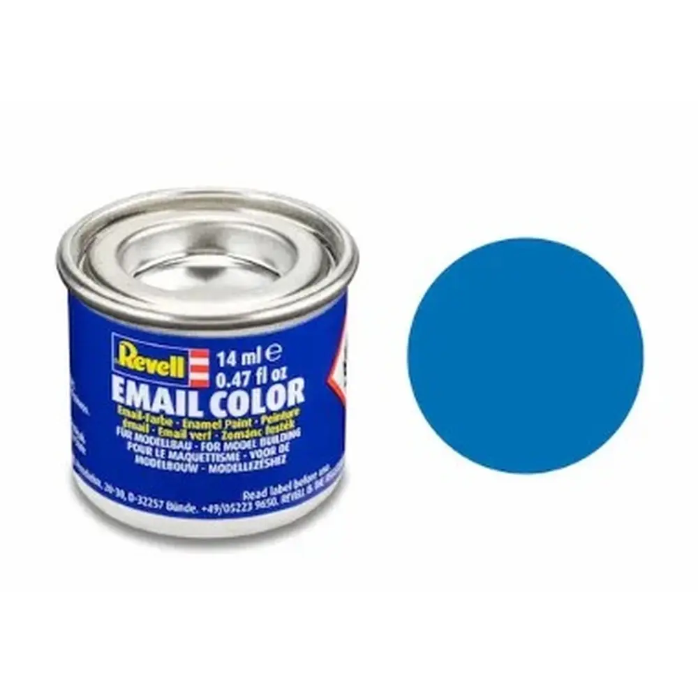 Peinture Émaillée Bleu Mat RAL 5000, 14ml - Revll 32156