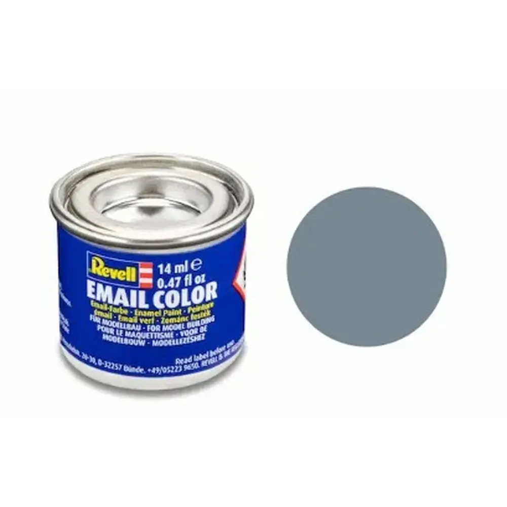 Peinture Émaillée Gris Mat RAL 7000, 14ml - Revell 32157