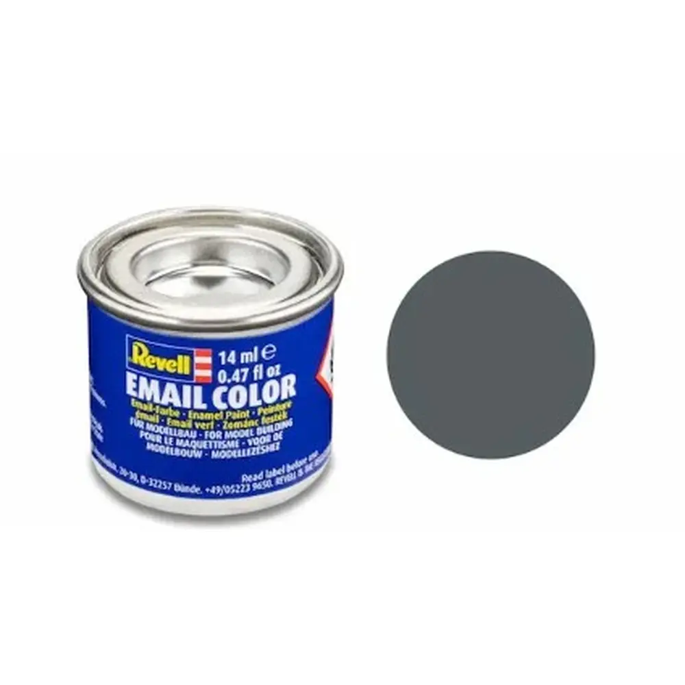Peinture Émaillée Gris Poussiéreux Mat RAL 7012, 14ml - Revell 32177