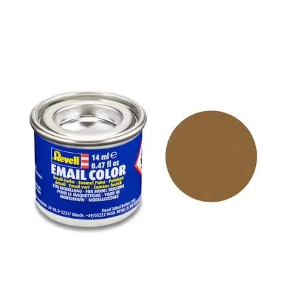 Peinture Émaillée Dark Earth Mat RAF, 14ml - Revell 32182