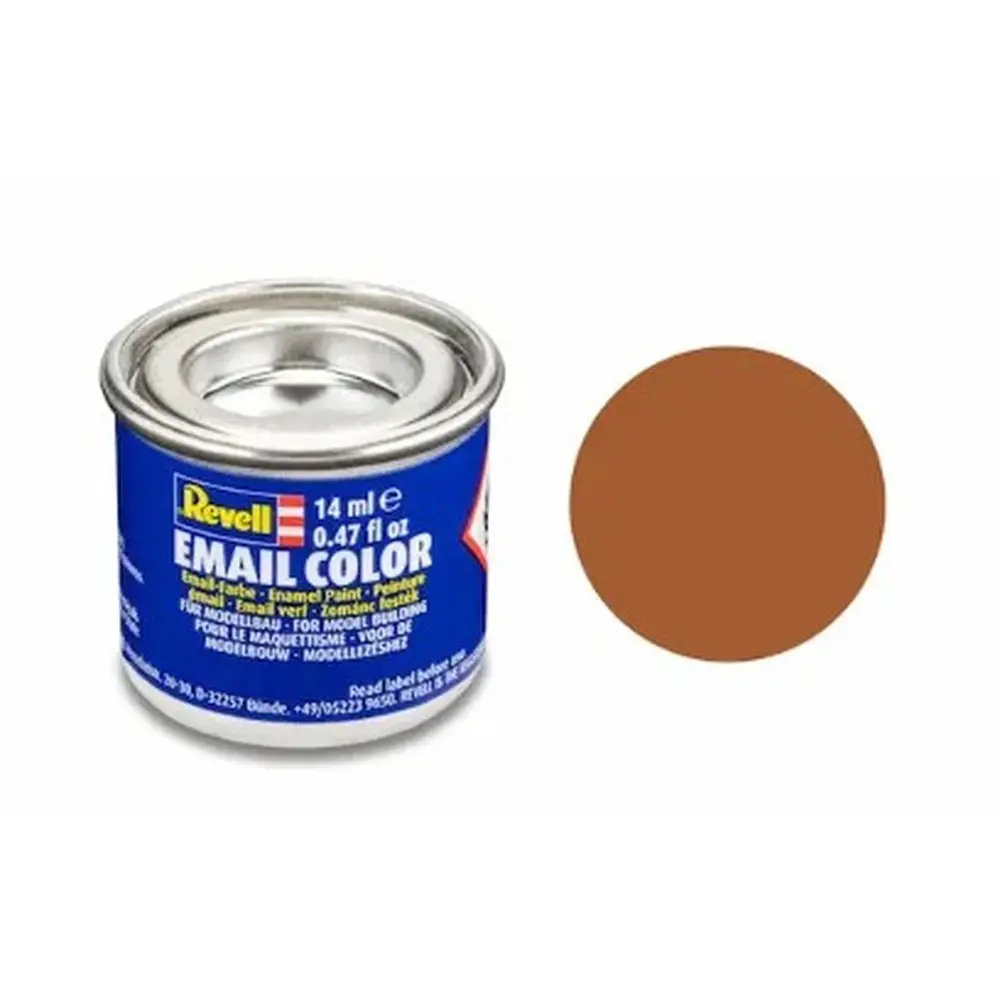 Peinture Émaillée Brun Mat RAL 8023, 14ml - Revell 32185