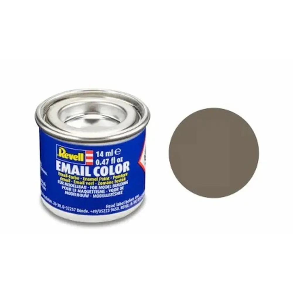 Peinture Émaillée Couleur Terre Mat RAL 7006, 14ml - Revell 32187