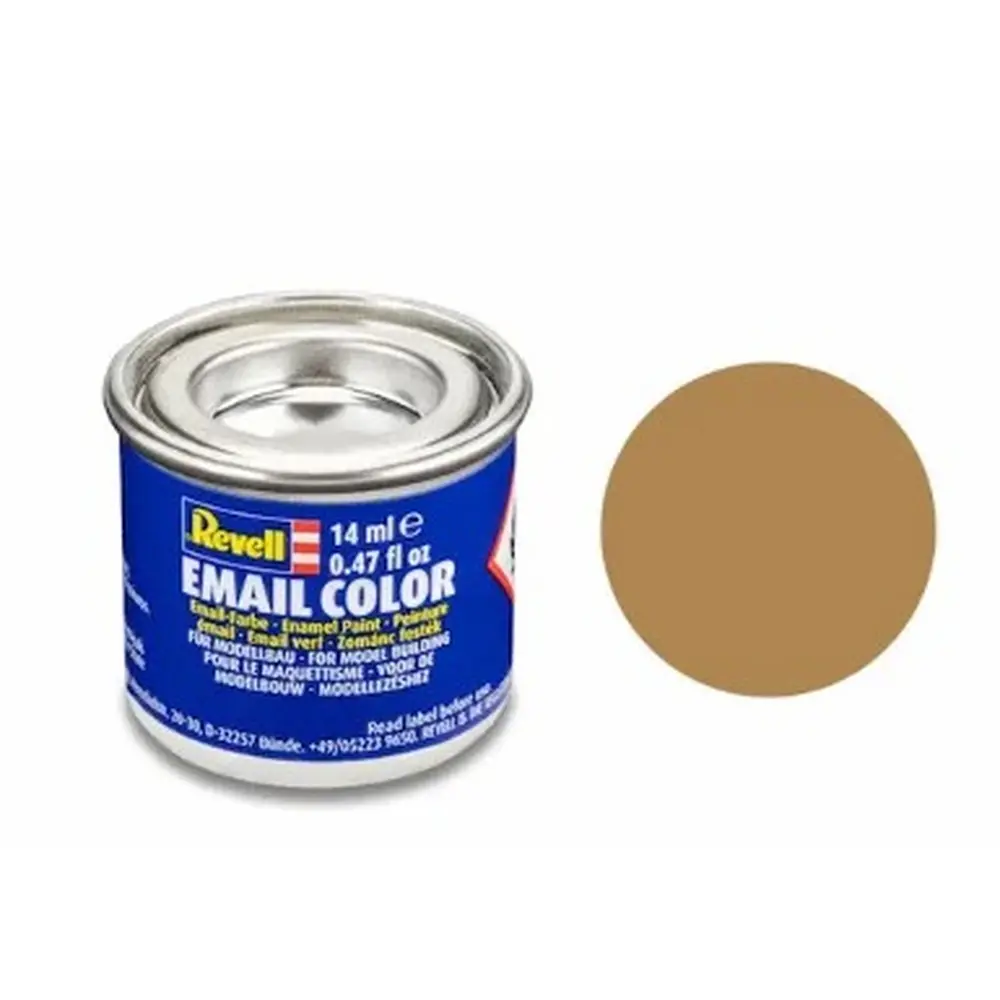 Peinture Émail Revell Ocre Mat RAL 1011, 14ml - REVELL 32188
