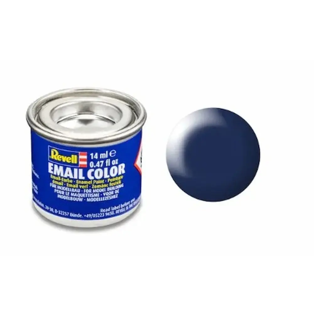 Peinture Émaillée Bleu Lufthansa Semi-Brillant RAL 5013, 14ml - Revell 32350