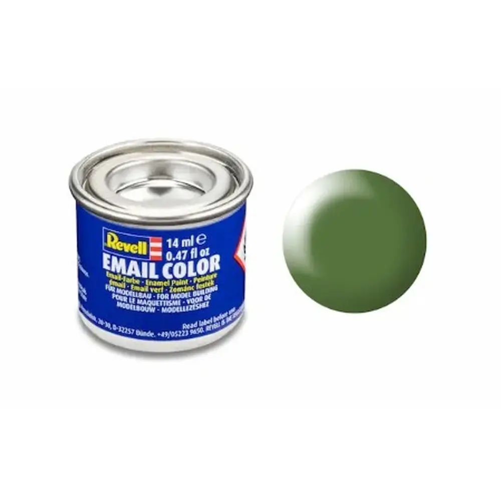 Peinture Émaillée Vert Fougère Semi-Brillant RAL 6025, 14 ml - Revell 32360