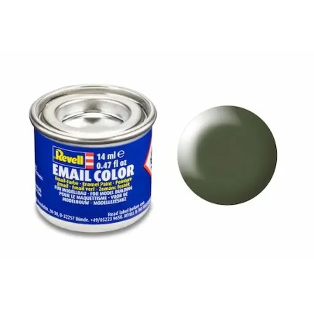 Peinture Émaillée Vert Olive Semi-Brillant RAL 6003, 14ml - Revell 32361