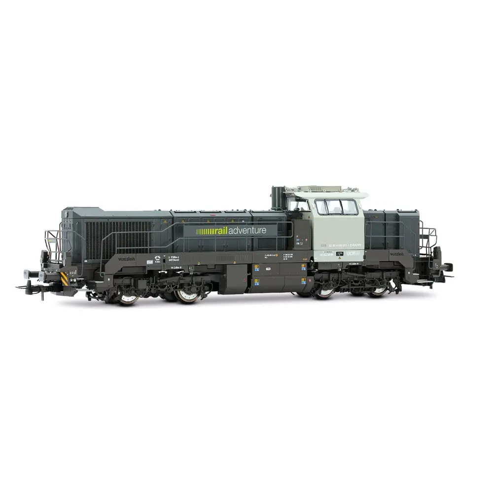 Locomotive diesel Vossloh DE 18 du RailAdventure - Rivarossi HR 2921S - HO : 1/87 - Ep VI - Digital sound - 2R