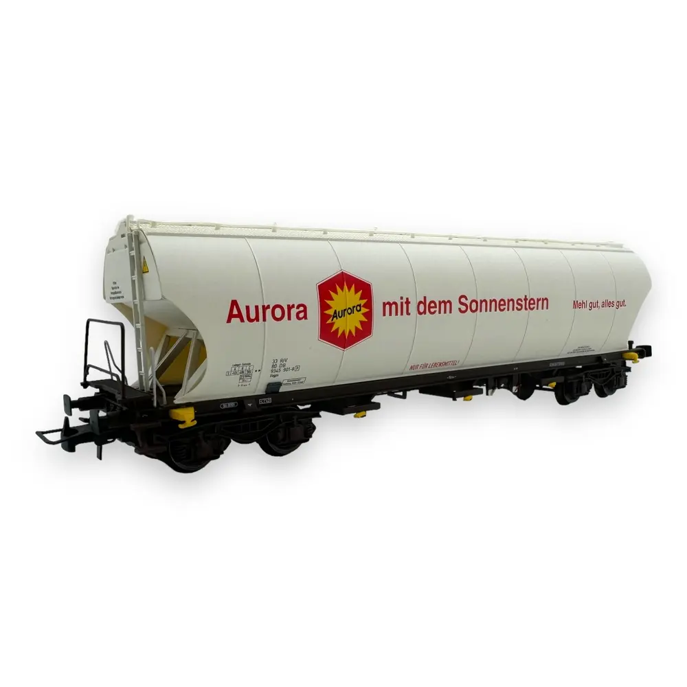 Wagon trémie Aurora à toit pivotant - Rivarossi HR6625 - HO 1/87 - DB - Ep V - 2R
