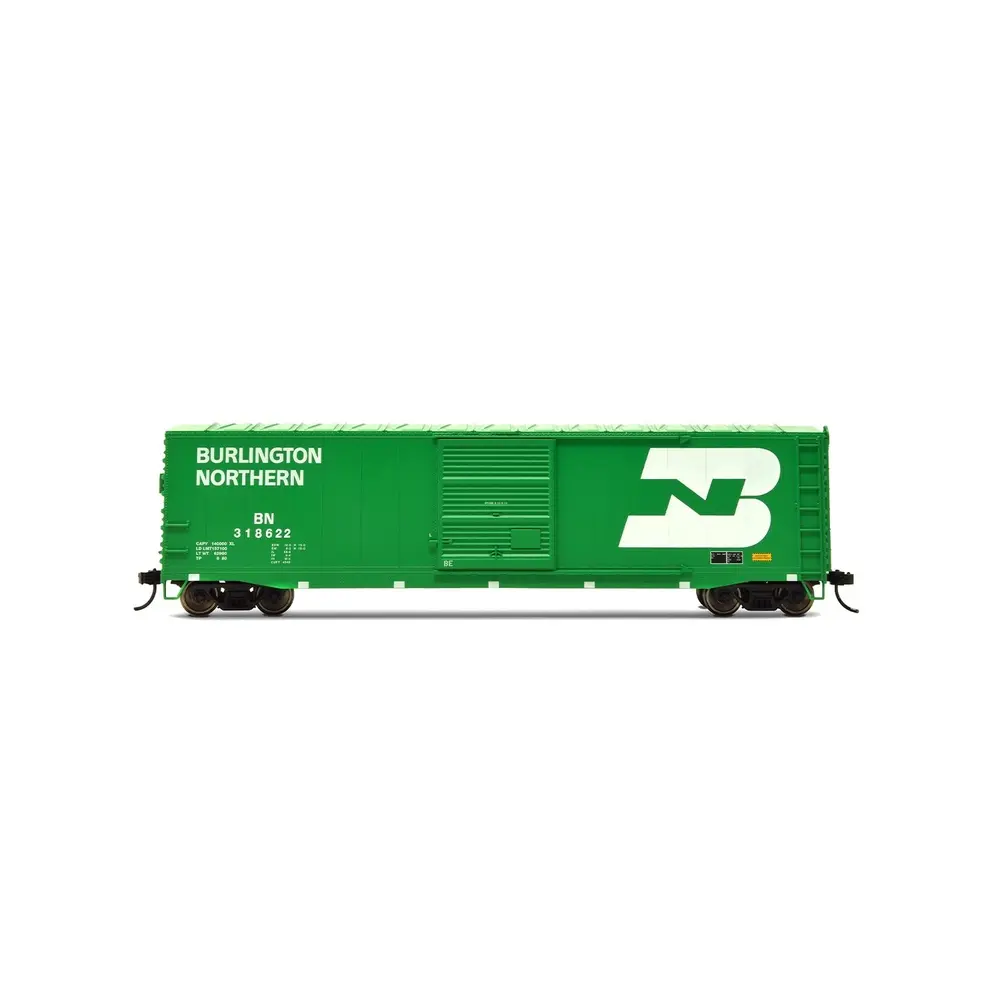 Wagon couvert Burlington Northen US 318622 - Rivarossi HR6637C - HO 1/87 - Privée - EP III