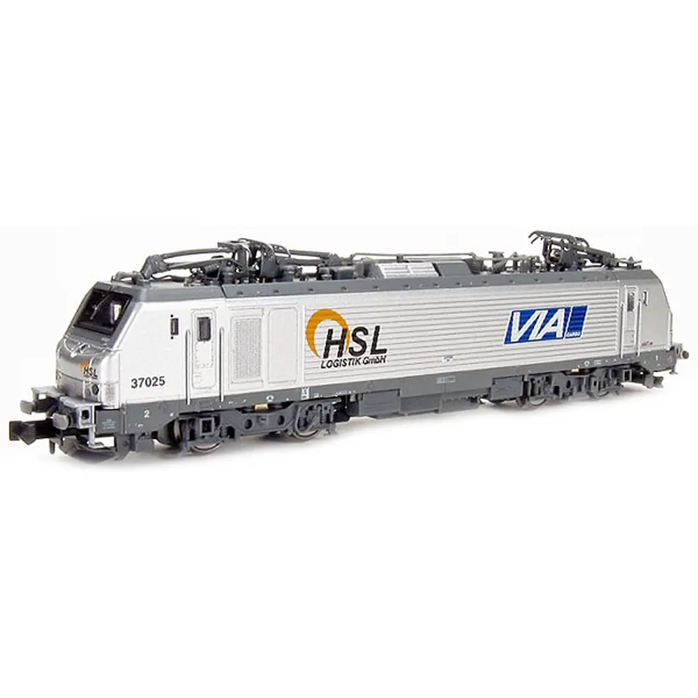 Locomotive électrique BB 37025 HSL VIA livrée grise - Rocky Rail 037025