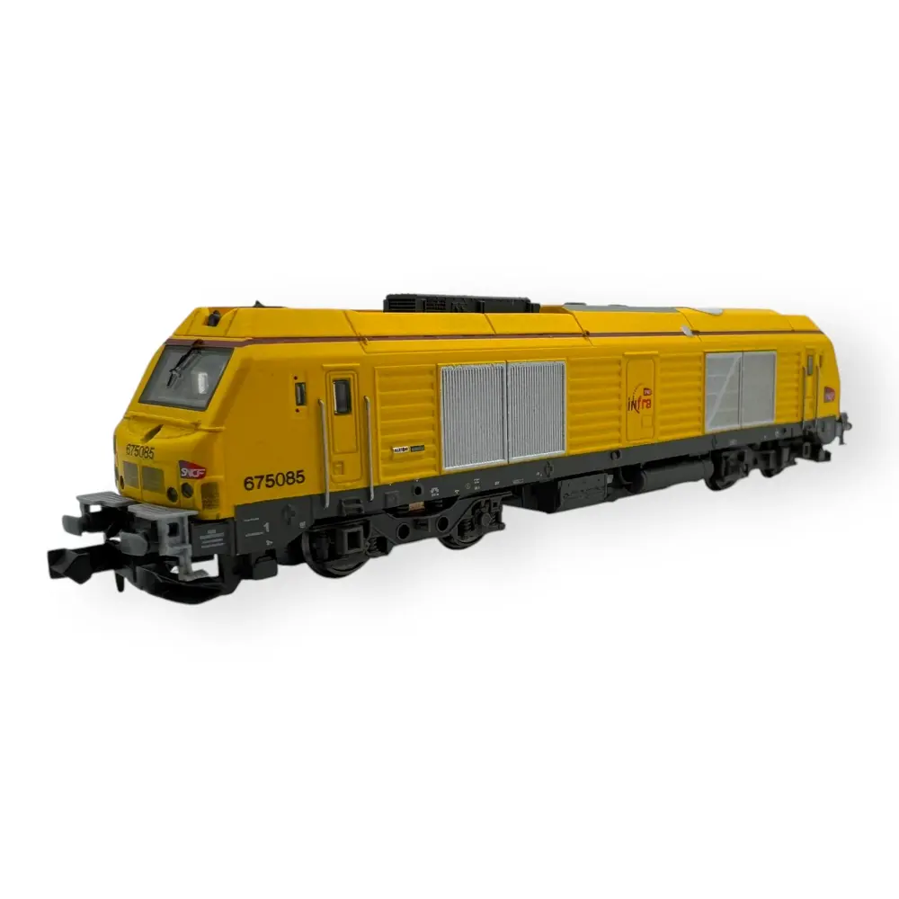 Locomotive diesel BB 75085 Infra, sans moteur - Rocky rail 675085D - N 1/160 - SNCF - Ep VI