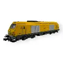 Locomotive diesel BB 75085 Infra, sans moteur - Rocky rail 675085D - N 1/160 - SNCF - Ep VI