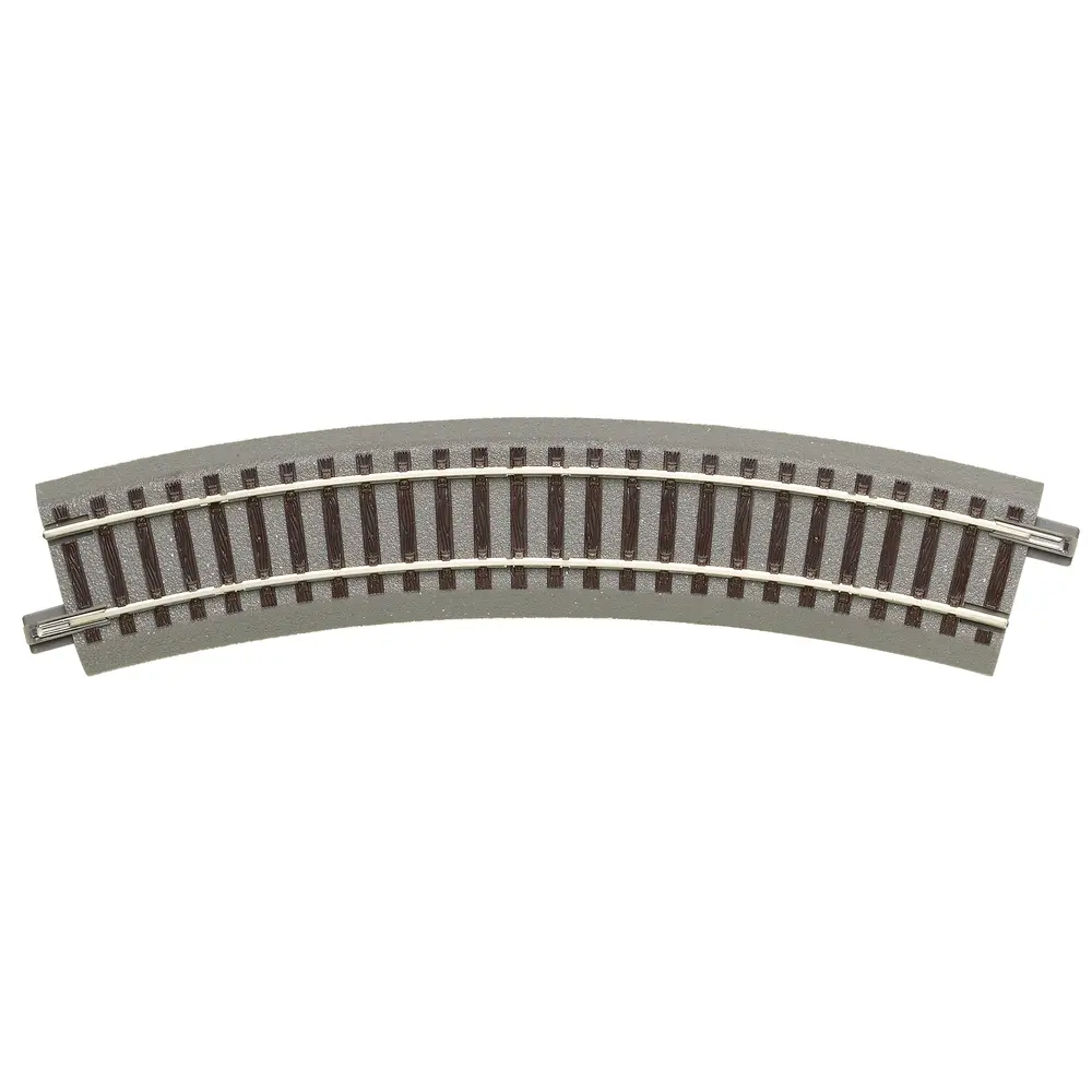 Rail courbe GEOLINE - R2 358mm - 30° - ROCO 61122 - HO 1/87 Code 83