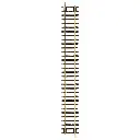 Rail Droit G1 Traverses bois - 230 mm - ROCO 42410  - HO 1/87 - Code 83