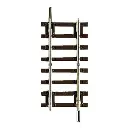 Rail Droit G 1/4 Traverses Bois - 57.5mm - ROCO 42413  - HO 1/87 - Code 83