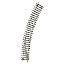 Rail courbe R10 888 mm 15° code 83 - Roco 42428 - HO 1/87 - 2R