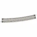 Rail courbe Rocoline R10 888 mm 15° code 83 - Roco 42428 - HO 1/87 - 2R