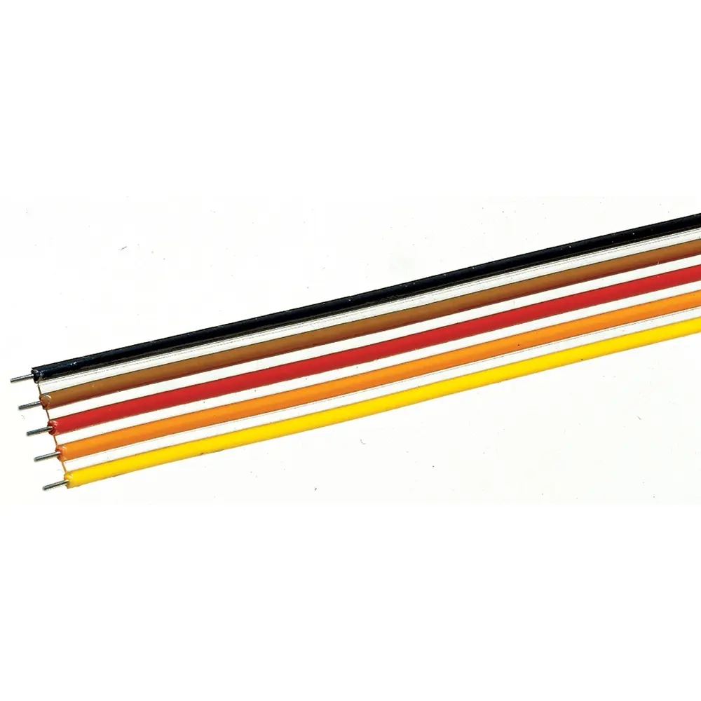 Câble plat 5 Conducteurs - 10m - Section 0.7mm² - Roco 10625 - Universelle
