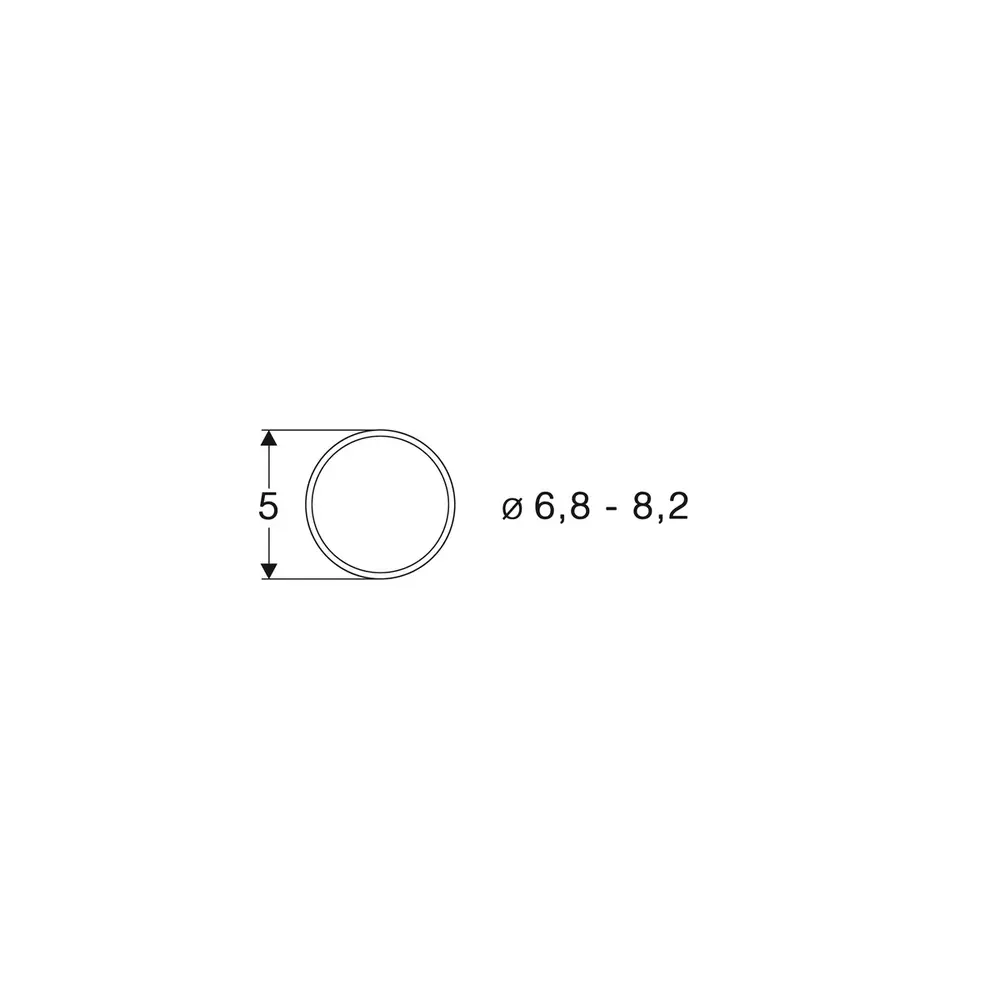 Sachet de 10 bandages d'adhérence - 6,8 à 8,2 mm de diamètre - Roco 40067 - HO