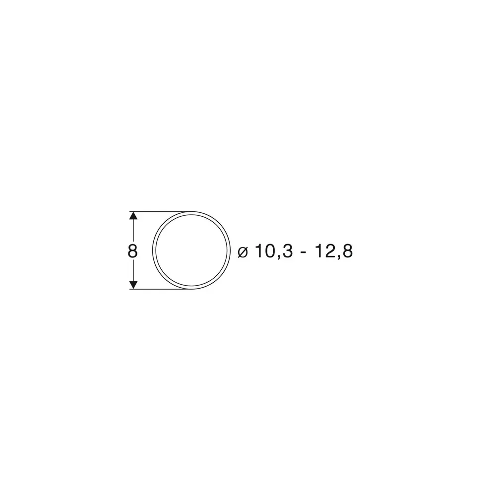 Sachet de 10 bandages d'adhérence - 10,3 à 12,8 mm de diamètre - Roco 40069 - HO