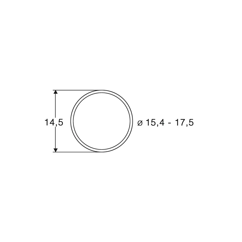 Sachet de 10 bandages d'adhérence - 15,4 à 17,5 mm de diamètre - Roco 40076 - HO