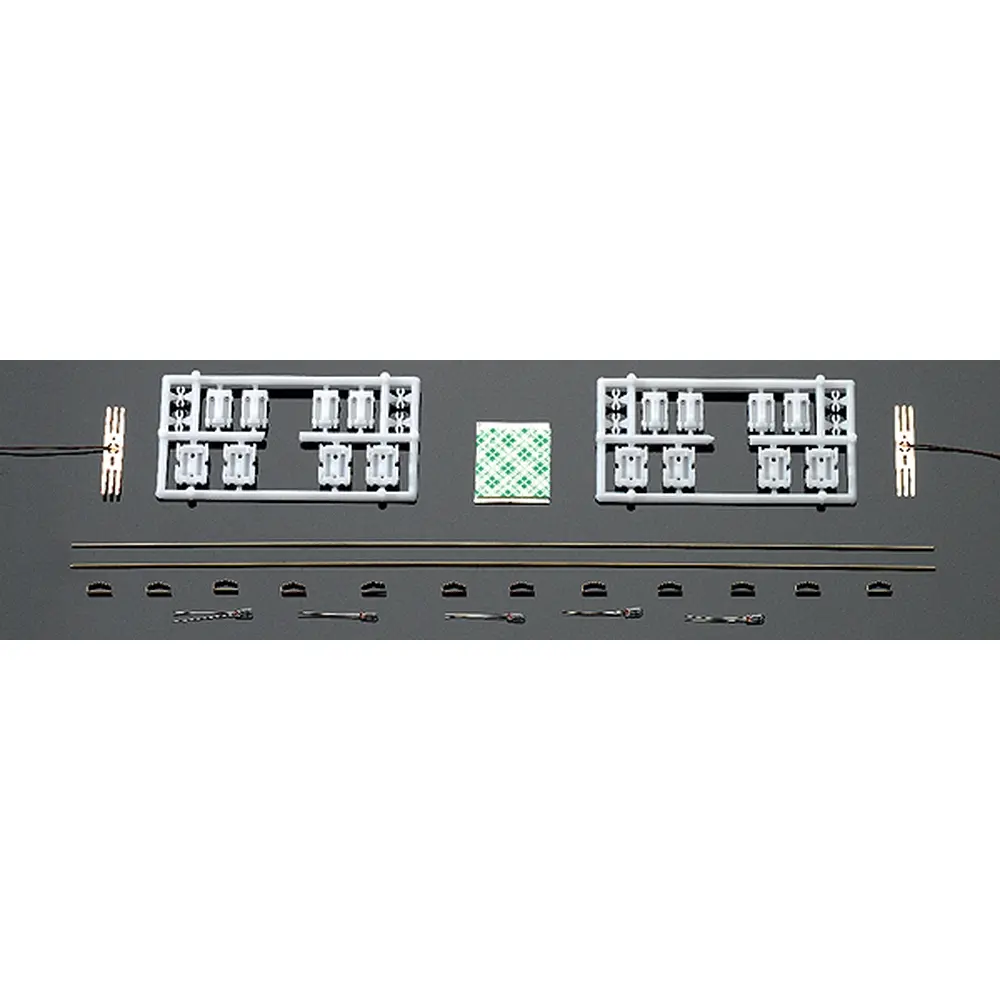 Kit d'éclairage universel pour voitures ou wagons à 4 essieux