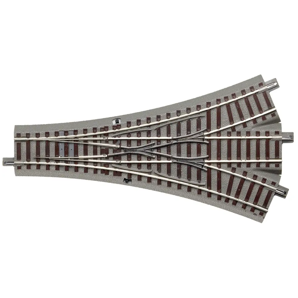 Aiguillage triple 200mm & 22.5° 502.7mm x2 GEOLINE ROCO 61160 - HO 1/87 Code 83