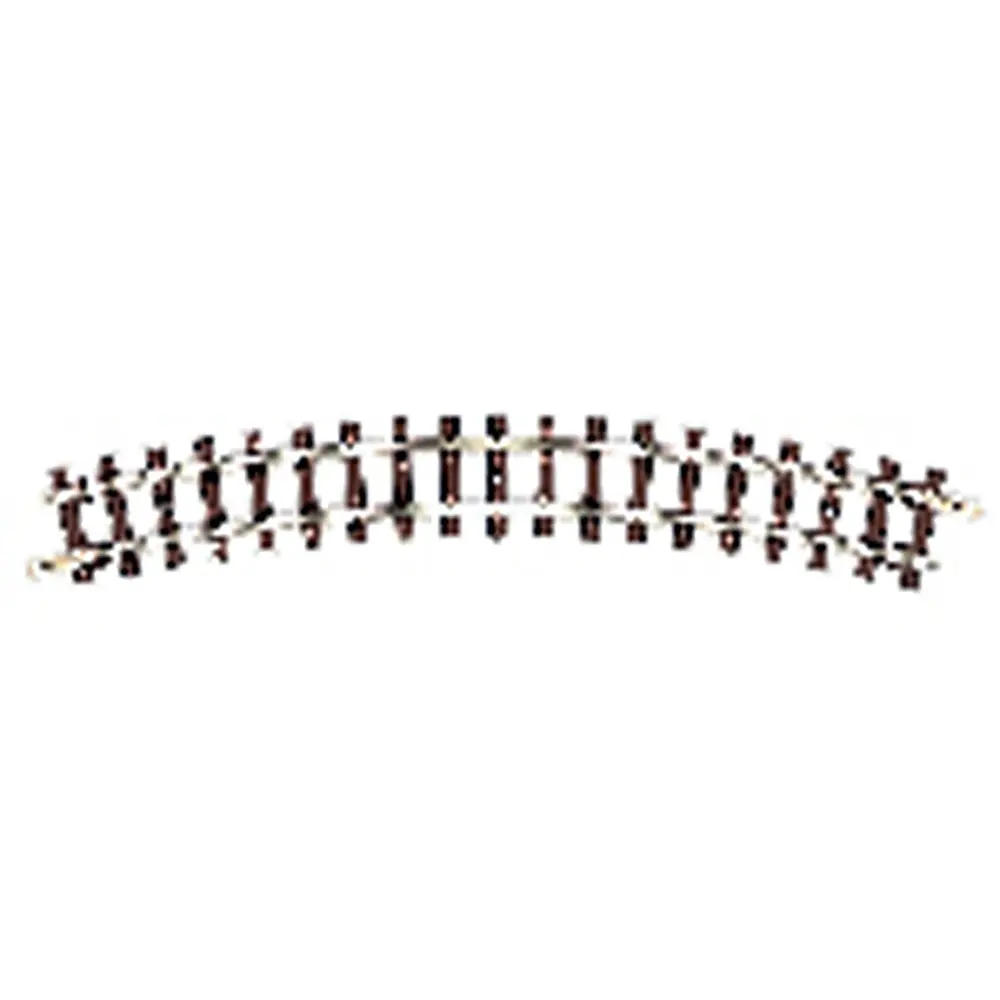 Rail courbe 30° rayon standard 261,8 mm, code 80 - Roco 32204 - HOe 1/87