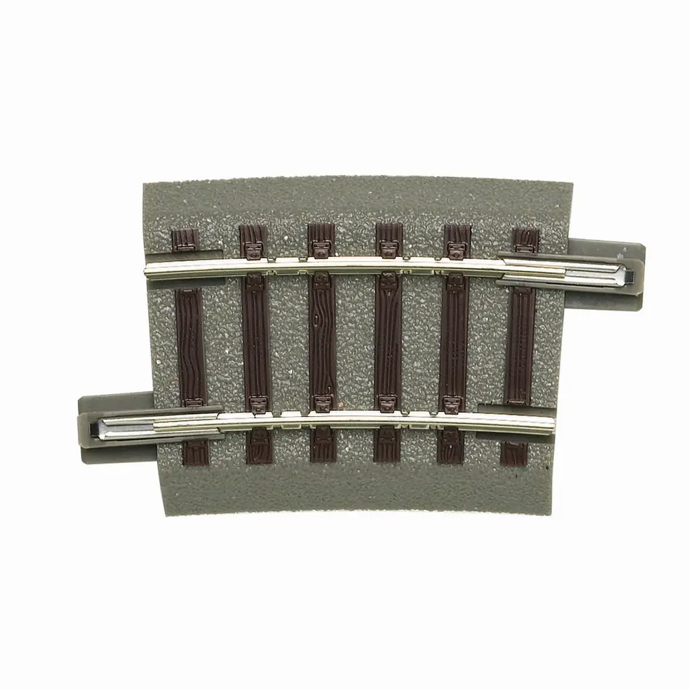 Rail courbe Geoline R2 358 mm 7,5° code 83 - Roco 61129 - HO 1/87 - 2R