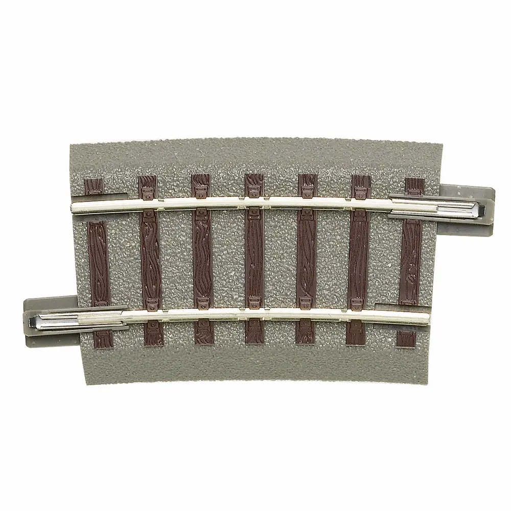 Rail courbe Geoline R3 434,5 mm 7,5° code 83 - Roco 61130 - HO 1/87 - 2R