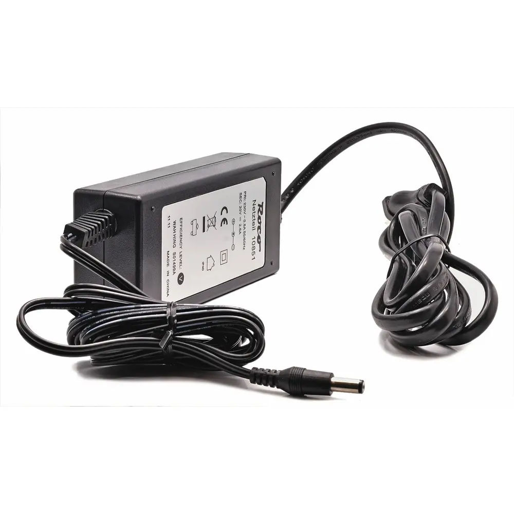 Transformateur tension d'entrée de 230V et de sortie 20V avec 54 Watts maximal - Roco 10851 - Universelle