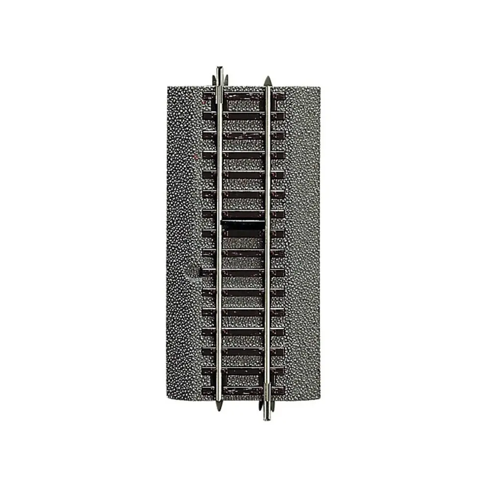 Rail Droit G 1/2 de commutation Traverses Bois - 115mm - ROCO 42518  - HO 1/87 - Code 83 [ROCO LINE]