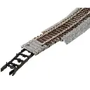 Boite de ballast caoutchouc Rocoline 42660 pour rail flexible - HO : 1/87 - Code 83