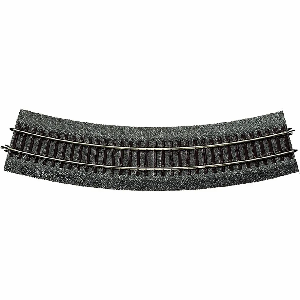 Rail courbe Rocoline ballast souple R4 481,2 mm 30° code 83 - Roco 42524 - HO 1/87 - 2R