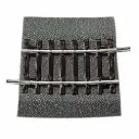 Rail courbe Rocoline ballast souple R3 419,6 mm 7,5° code 83 - Roco 42509 - HO 1/87 - 2R