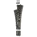 Aiguillage Triple DWW15 - R 873,5 mm 15° - ROCO 42543 - HO 1/87 - Code 83 [ROCO LINE]