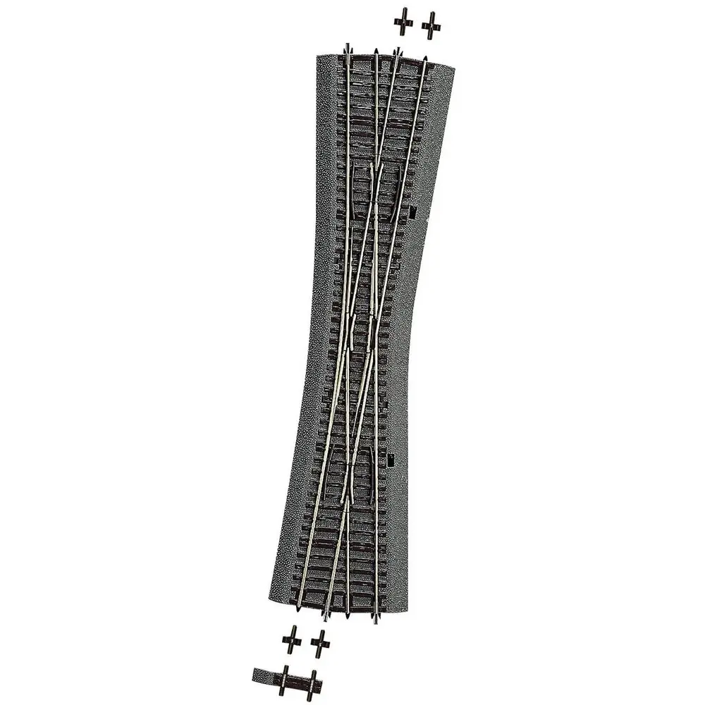 Grande Traversée Jonction Simple EKW10 R 959mm 10° - ROCO 42592 (ex 42591)  HO Code 83 [ROCO LINE]