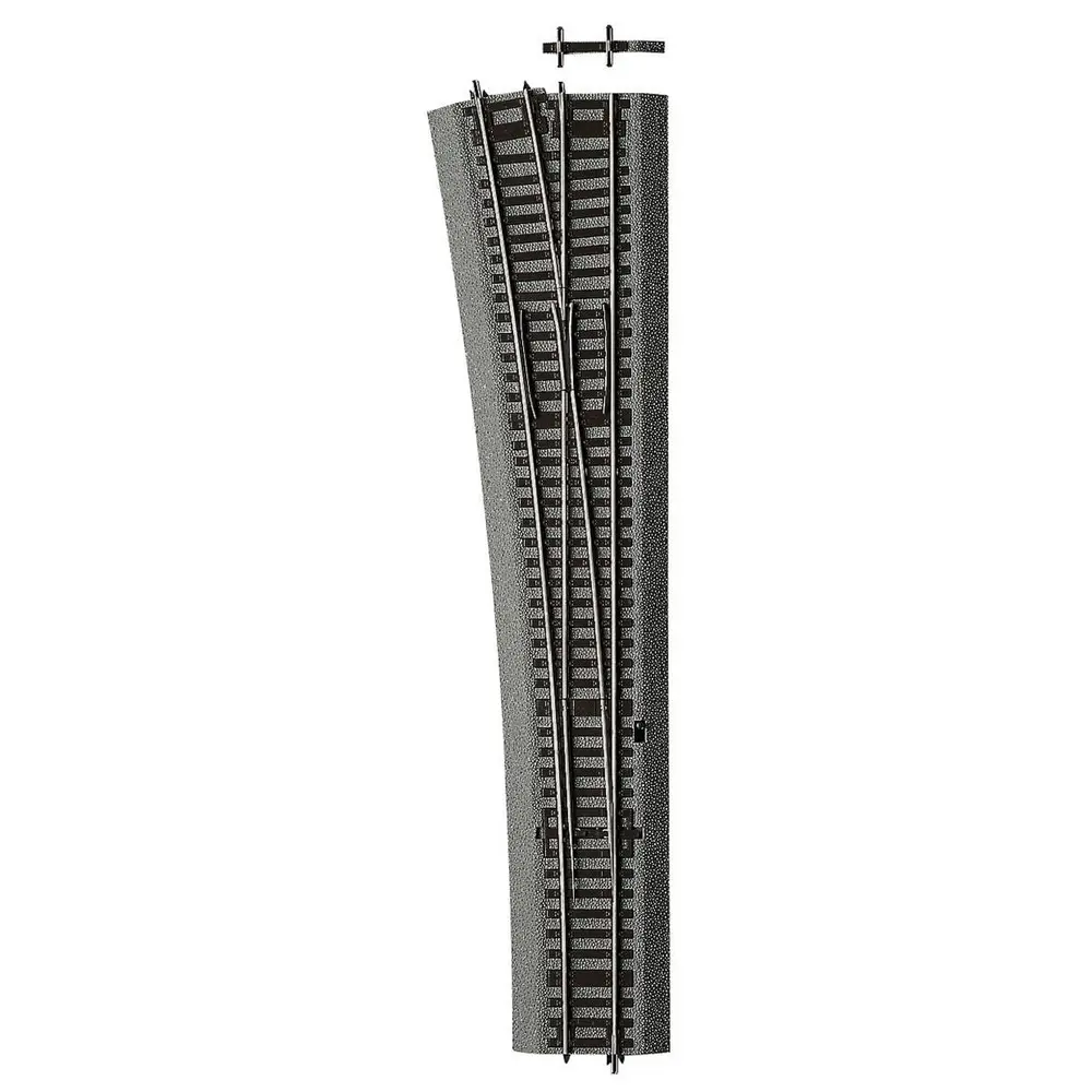 Aiguillage long Gauche Wl10 R 1946 mm 10° - ROCO 42580/42582 - HO Code 83 [ROCO LINE]