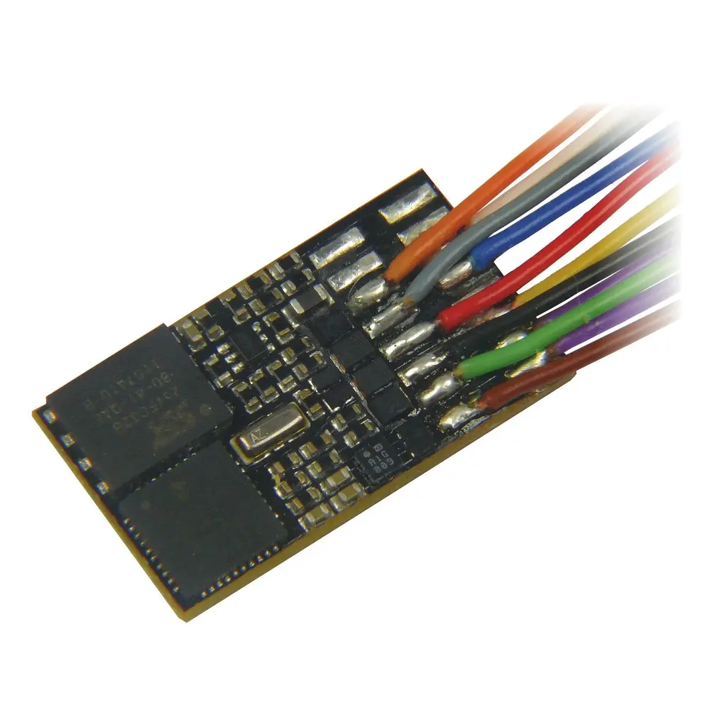 Décodeur sonore Zimo 8 broches (NEM 652), multi-protocole, compatible NMRA