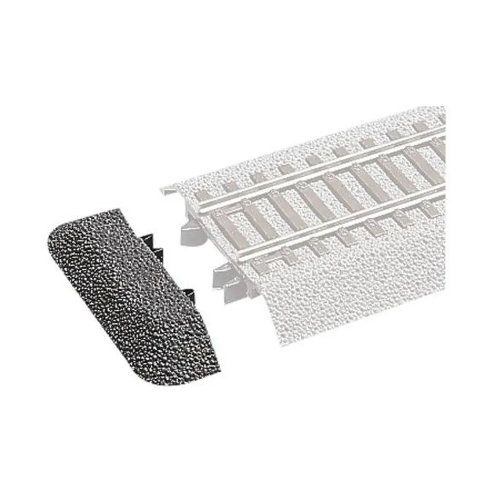 Pack de 6 Extrémités de Fin de Voie - Roco 42651 - HO 1/87