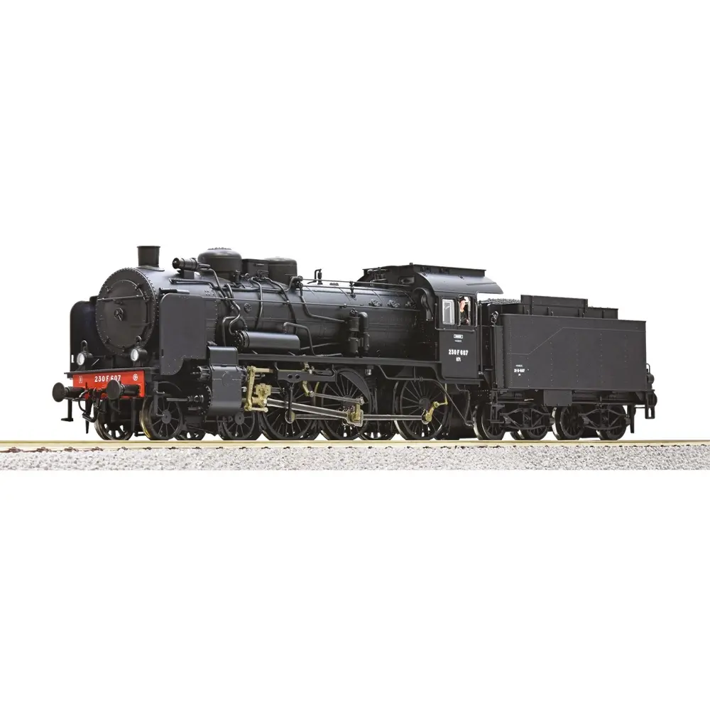 Locomotive à vapeur 230 F 607 - DC - Roco 71385 - HO 1/87 - SNCF
