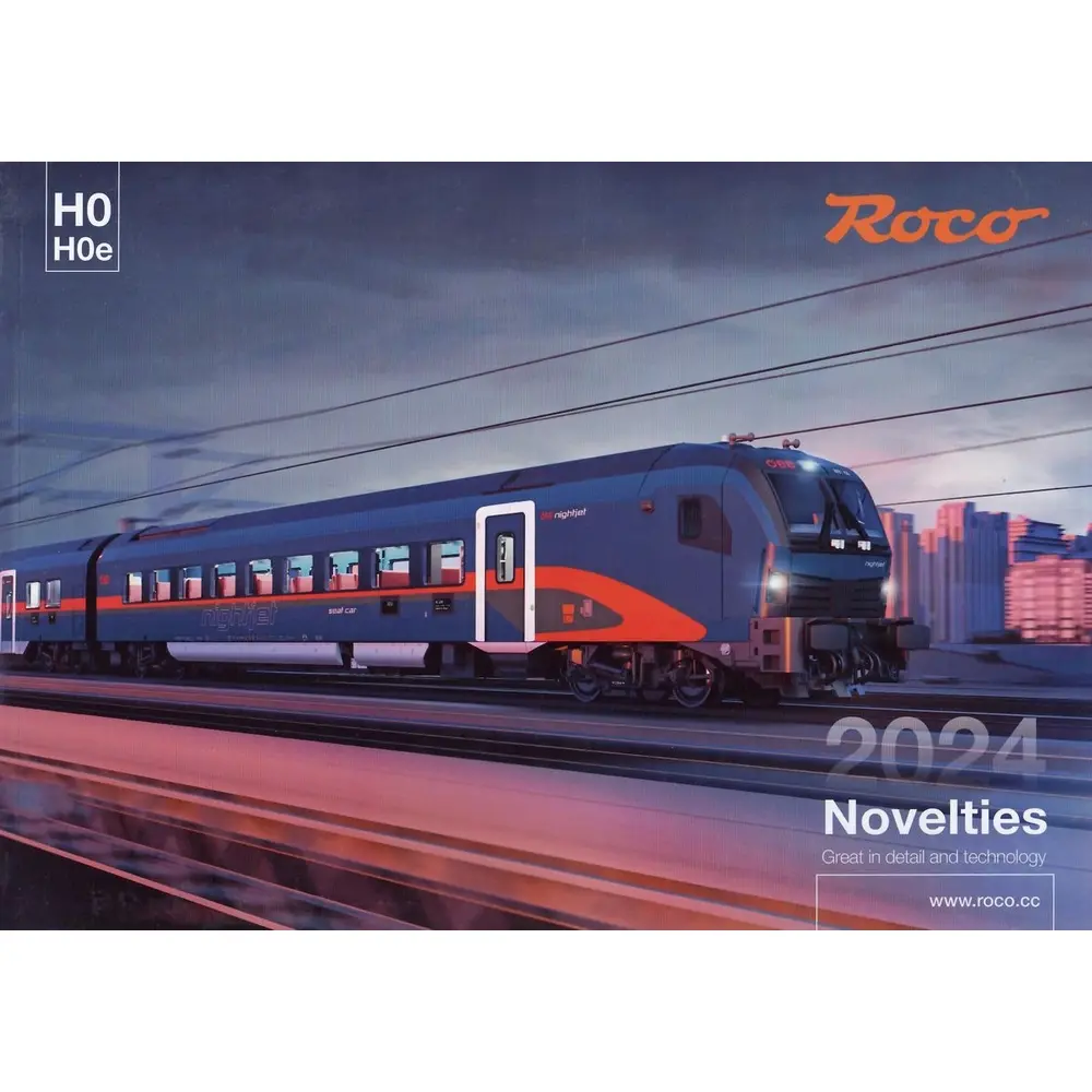 Catalogue des nouveautés 2024 - Roco 80824 - HO / HOe - Anglais - 218 pages