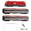Coffret de départ z21 start : Locomotive diesel série 2016 avec train rapide - Roco 5110005 - HO : 1/87 - ÖBB - Ep VI - Digital - 2R