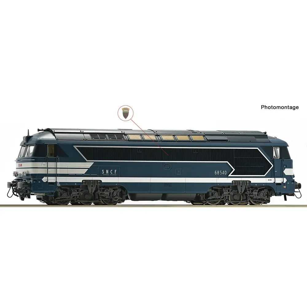 Locomotive diesel 68540 - Roco 7320072 - HO 1/87 - SNCF - EP. IV, VI - Digital Sound - 3R