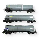 Coffret de 3 wagon-citerne MILLET - Roco 6600091 - HO 1/87 - SNCF - 2R