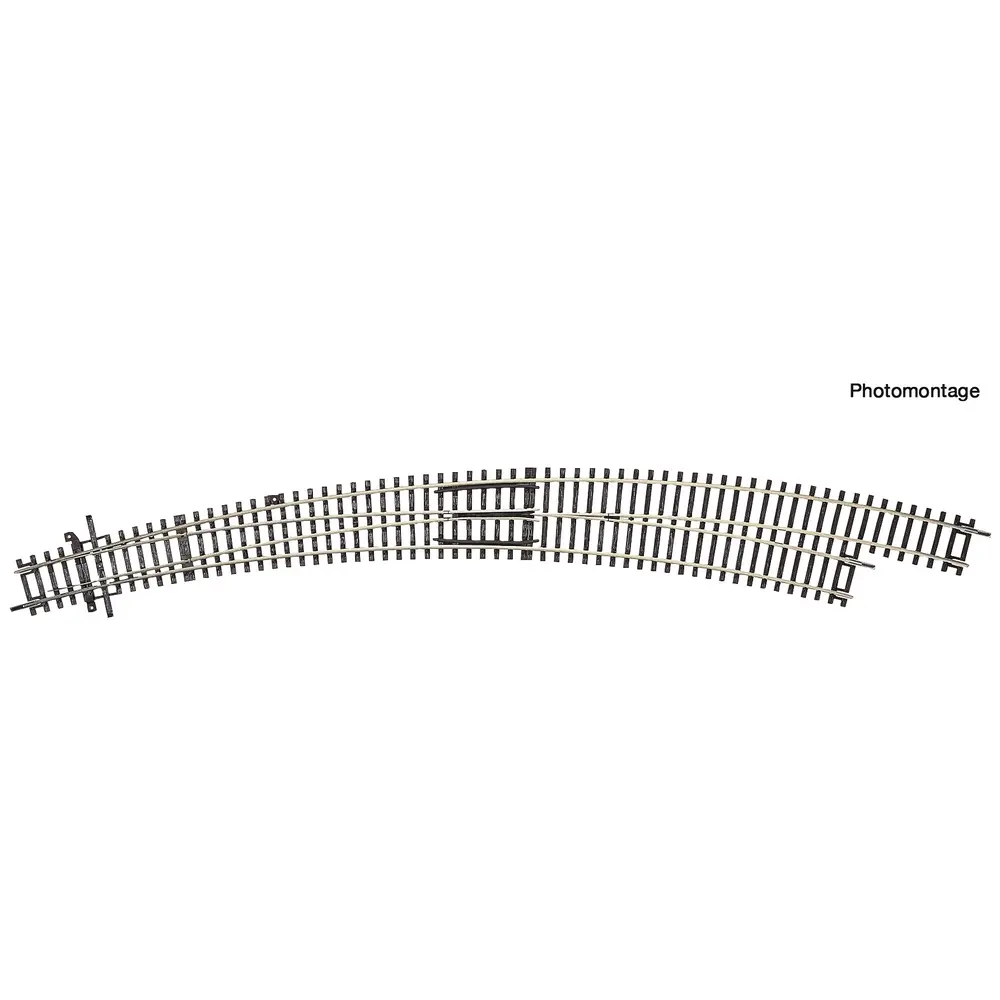 Aiguillage courbe à droite BWr9/10 - Roco 42479 - HO 1/87 - 2R