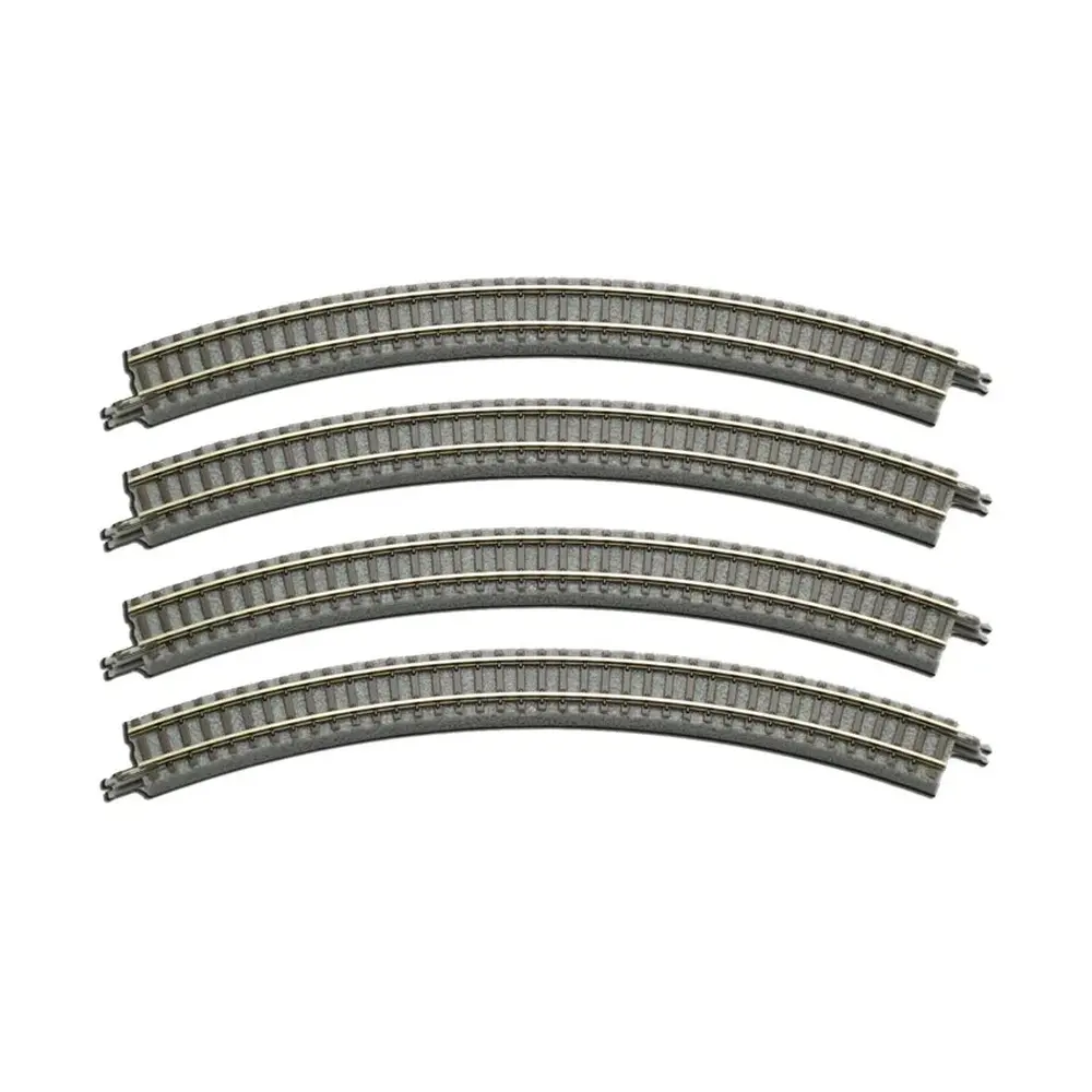 4 rails courbés R195-45° - Rokuhan 7297002 - Z 1/220