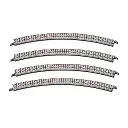 4 rails courbés R220-45° - Rokuhan 7297004 - Z 1/220