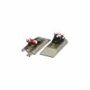 2 rails droits avec butoir 42 mm code 60 - Rokuhan 7297029 - Z 1/220 - 2R