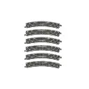 6 rails courbés R195-30° - Rokuhan 7297032 - Z 1/220